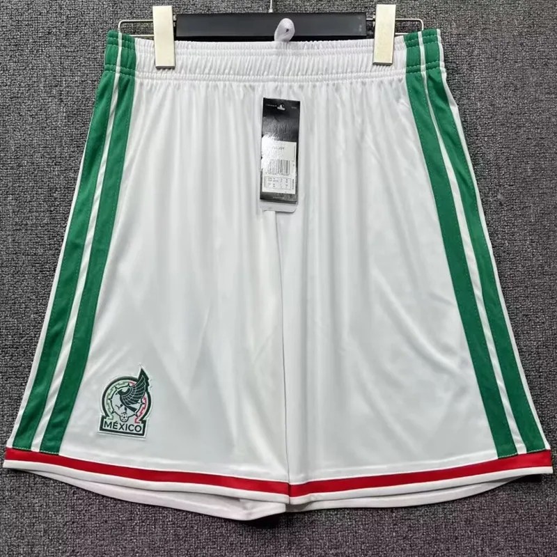 2025-26 Mexico Home white Shorts Pants