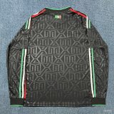 2025-26 Mens Mexico black Long Sleeve soccer jersey