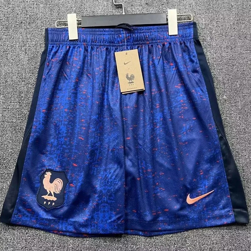 2025-26 Mens France home Royal blue Shorts Pants
