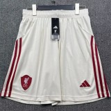 2025-26 Mens LIV away  Beige Shorts Pants