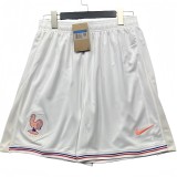 2025-26 Mens France away white Shorts Pants