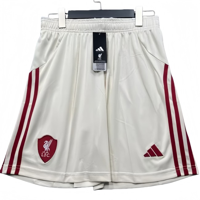 2025-26 Mens LIV away  Beige Shorts Pants