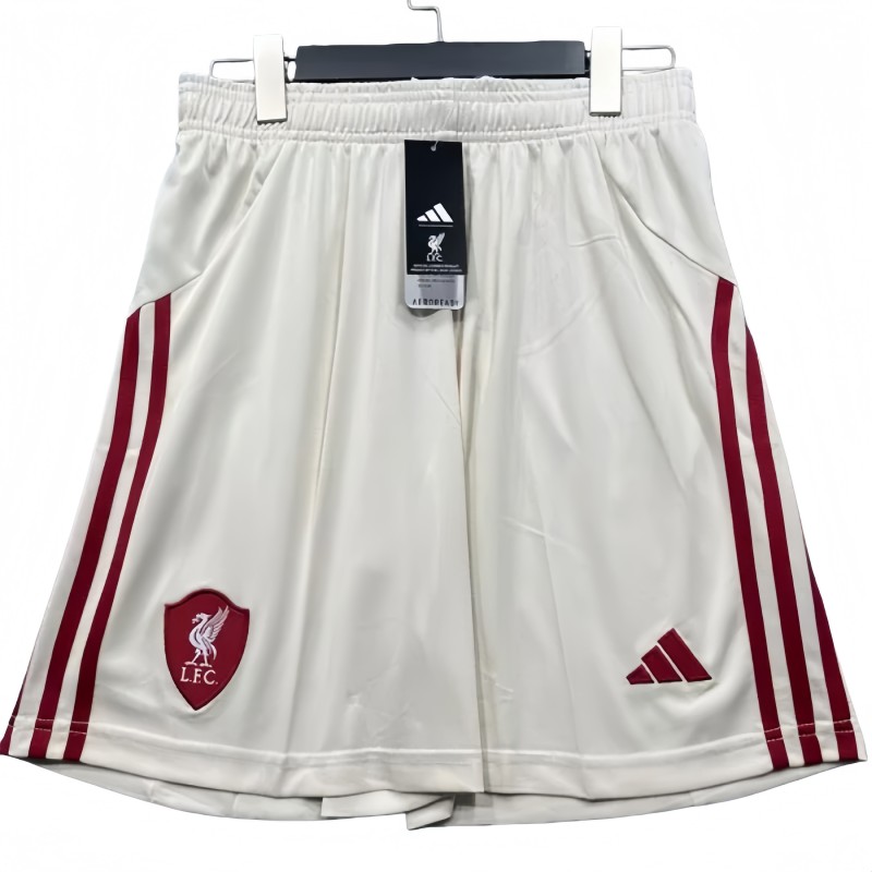 2025-26 Mens LIV away  Beige Shorts Pants