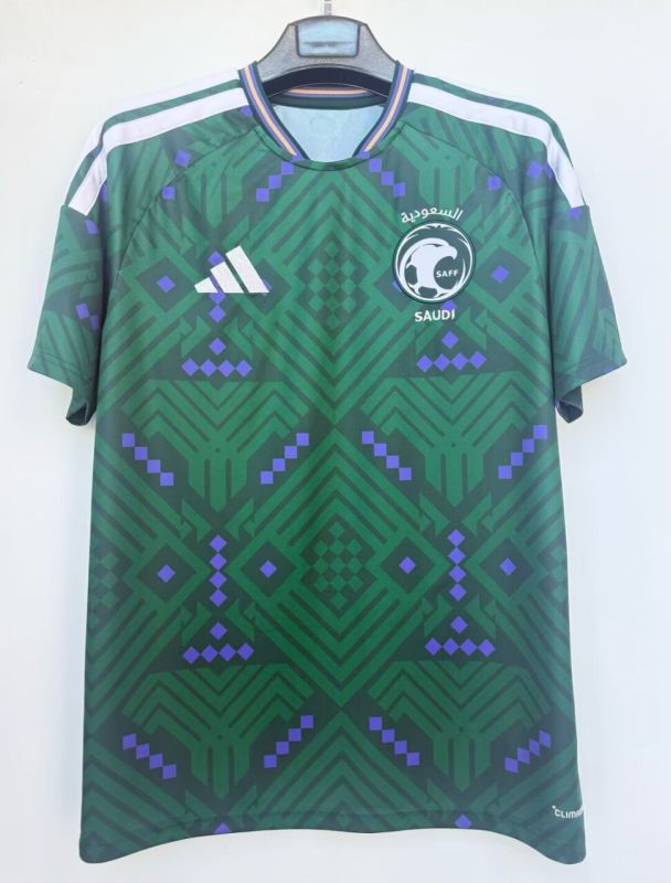 2026-27 Mens Saudi Arabia home green soccer jersey