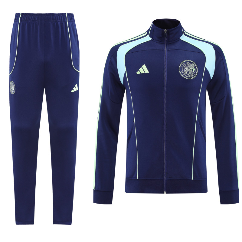 2025-26 Mens Ajax royal blue Jacket Tracksuit