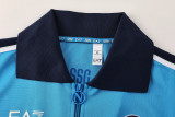 2025-26 Mens Napoli  Blue Black Jacket Tracksuit