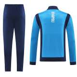 2025-26 Mens Napoli  Blue Black Jacket Tracksuit
