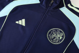 2025-26 Mens Ajax royal blue Jacket Tracksuit