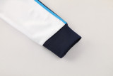 2025-26 Mens Napoli White Blue Jacket Tracksuit
