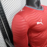 2026 Mens Portugal home red Player long sleeve Soccer Jersey
