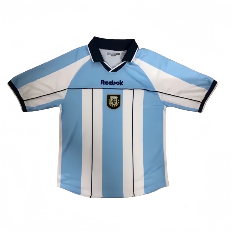 2001 Mens Argentina Home Retro soccer Jersey