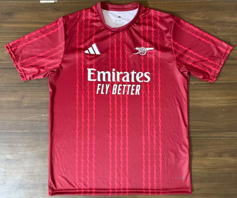 2025-26 Mens Arsenal Special Edition red soccer Jersey