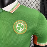 2025-26 Mens Ireland green home Player version Soccer Jersey