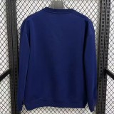 2025-26 Mens PSG Royal Blue Hoodie (无帽卫衣)