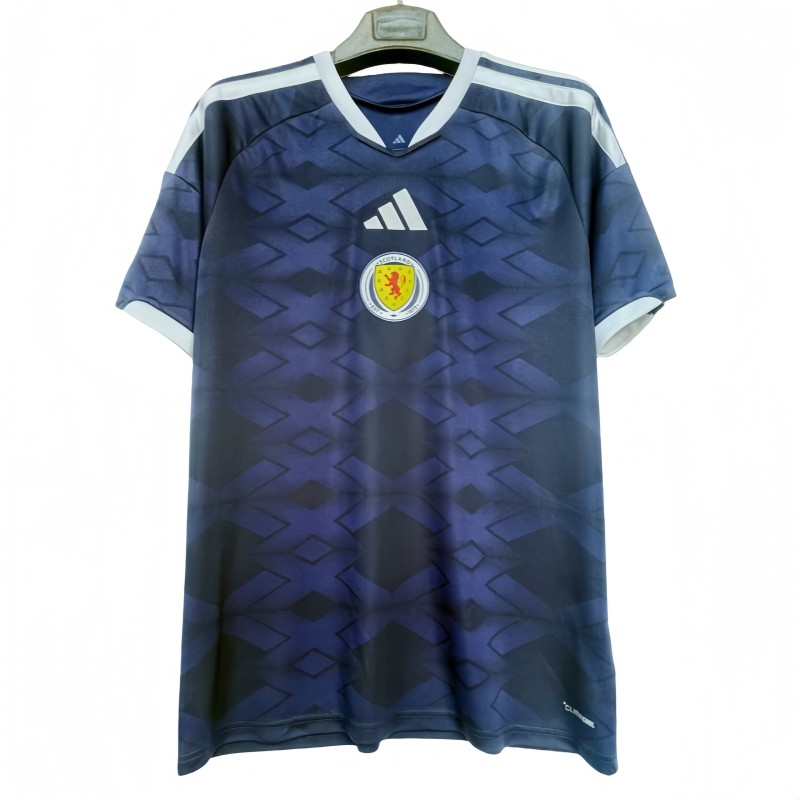 2026-27 Mens Scotland Home 1:1  blue Fans Soccer Jersey