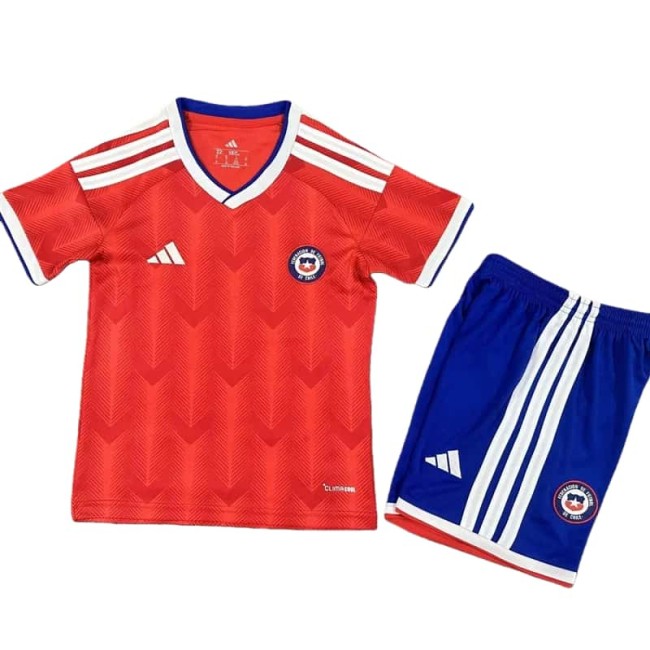 2026-27 Kids Chile home Red  Soccer Jersey
