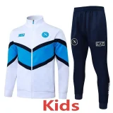 2025-26 Kids Napoli white Jacket Tracksuit #E25190