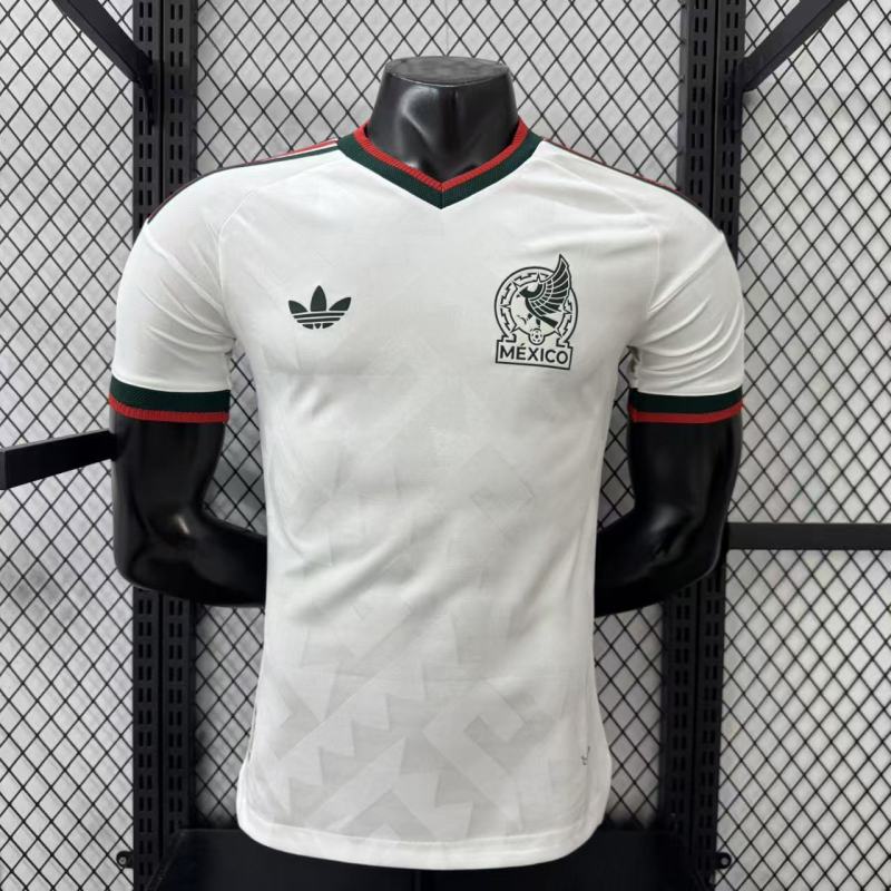 2026-27 Mens Mexico away white Player version soccer jersey