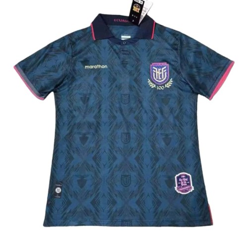 2025-26 Mens Ecuador away blue Soccer Jersey