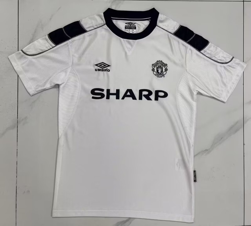 1999-00 Mens  Manchester United  away Retro soccer jersey