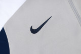 2025-26 Kids Tottenham Hotspur light gray Half pull Tracksuit #E25185