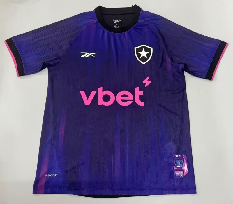 2025-26 Mens  Botafogo Fourth away Purple  Soccer Jersey