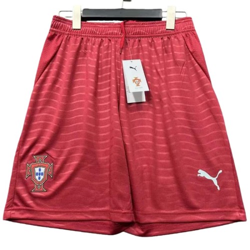 2025-26 Mens Portugal home red Shorts Pants