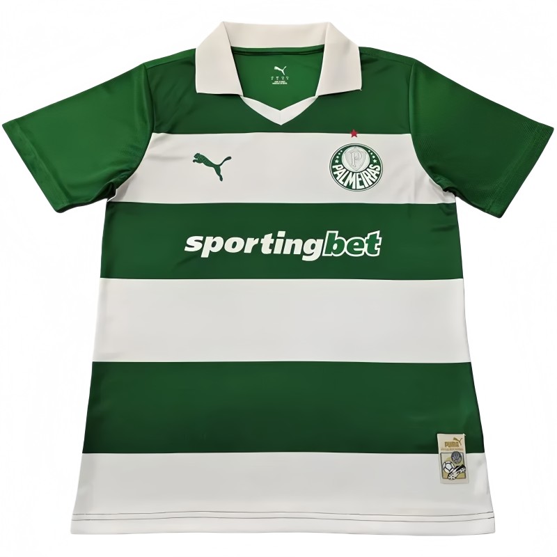 2025-26 Mens Palmeiras  Green White Special Edition Soccer Jersey