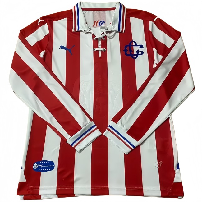 2016-2017 Chivas 110th Anniversary Long Sleeve Retro Soccer Jersey