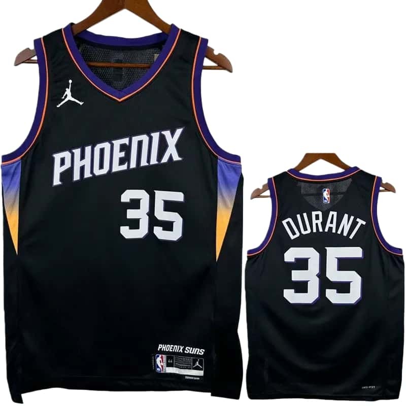25-26 SUNS DURANT #35 Black Top Quality Hot Pressing NBA Jersey
