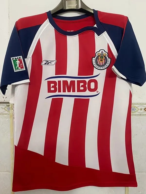 2007-2008 Mens Chivas Home Retro Soccer Jersey