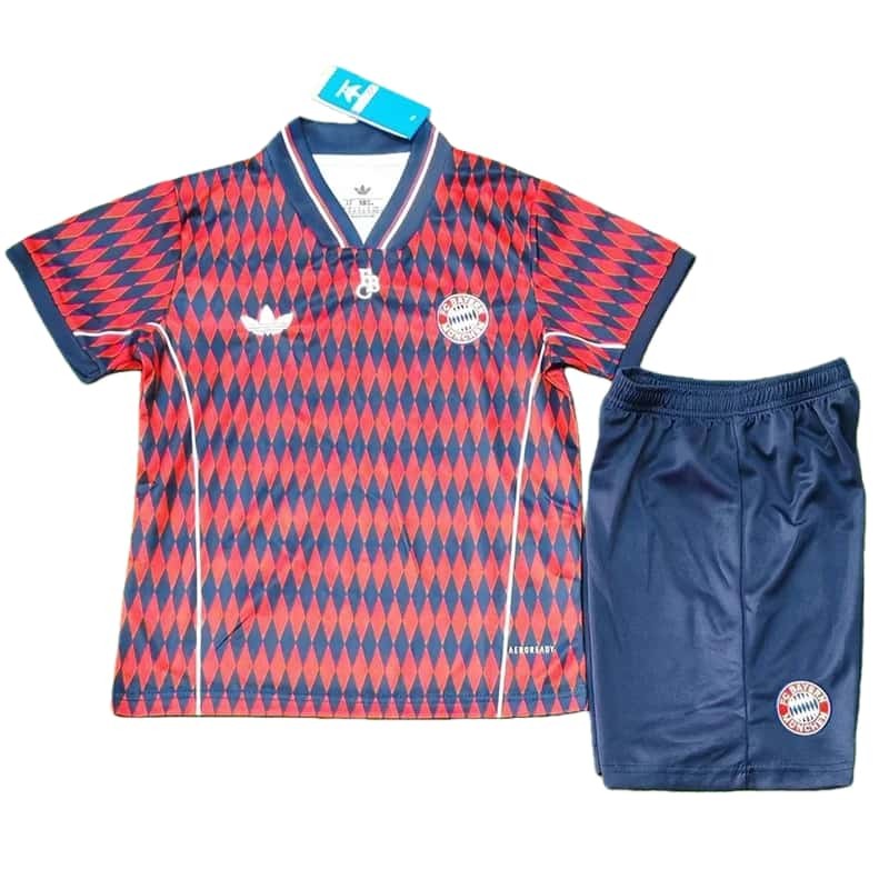 2025-26 Kids  Bayern Munich Red Casual Edition soccer  jersey