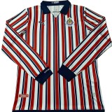 2018 Mens Chivas Club World Cup Home Retro Long Sleeve Soccer Jersey