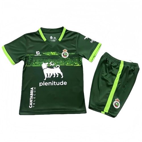 2025-26 KIDS Racing de Santander away Soccer Jersey