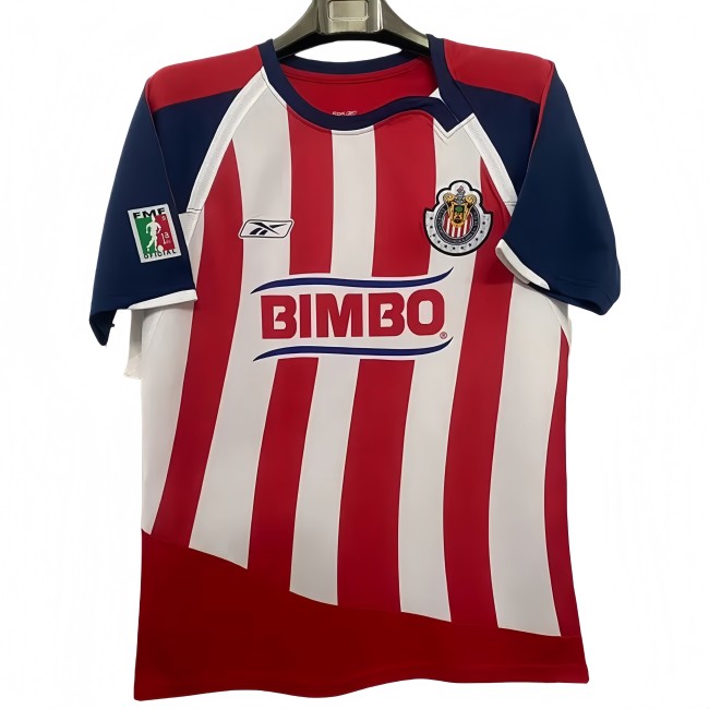 2007-2008 Mens Chivas Home Retro Soccer Jersey