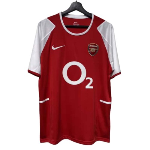 2002-04 Mens Retro Arsenal home red soccer Jersey