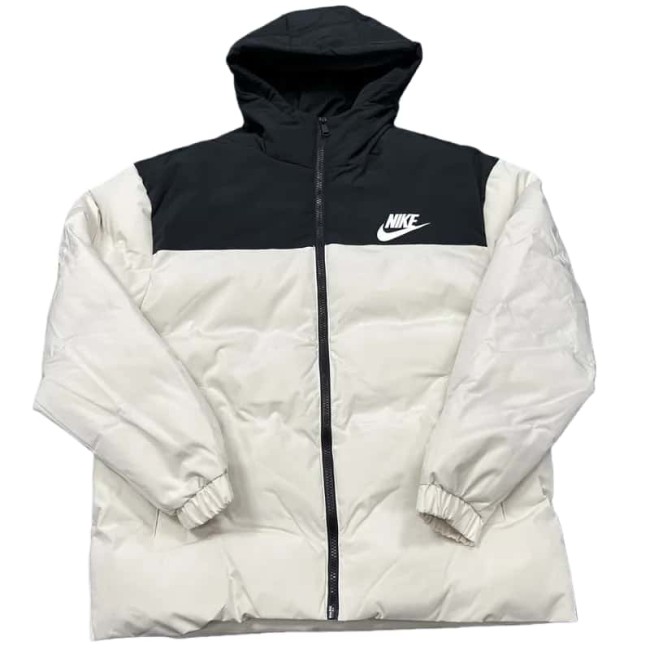 2025-26  NK Black White Hooded Cotton Coat  XD9901