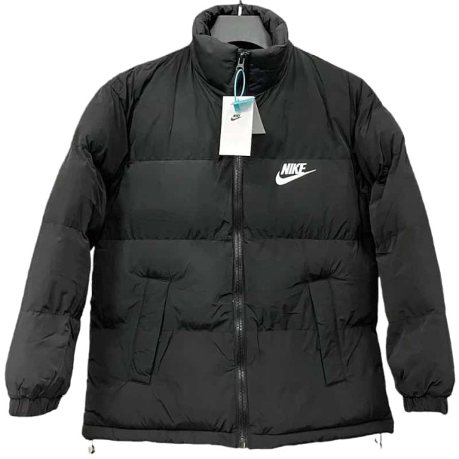 2025-26  NK Black Hooded Cotton Coat  X9002