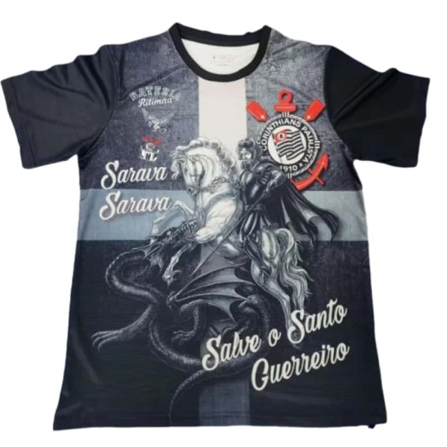 2025-26  Mens Corinthians Black Special Edition  Soccer Jersey