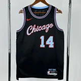 25-26 BULLS BUZELIS #14 Black City Edition Top Quality Hot Pressing NBA Jersey