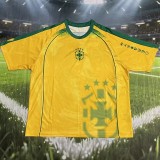 2025-26 Mens Brazil Dinho#10 Yellow Special Edition soccer jersey