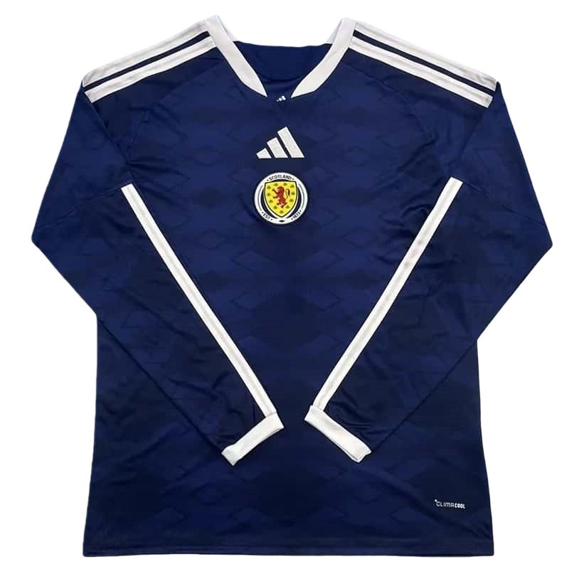 2026-27 Mens Scotland Home blue Long Sleeve Soccer Jersey