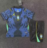 2026-27 Kids Brazil away Soccer Jersey