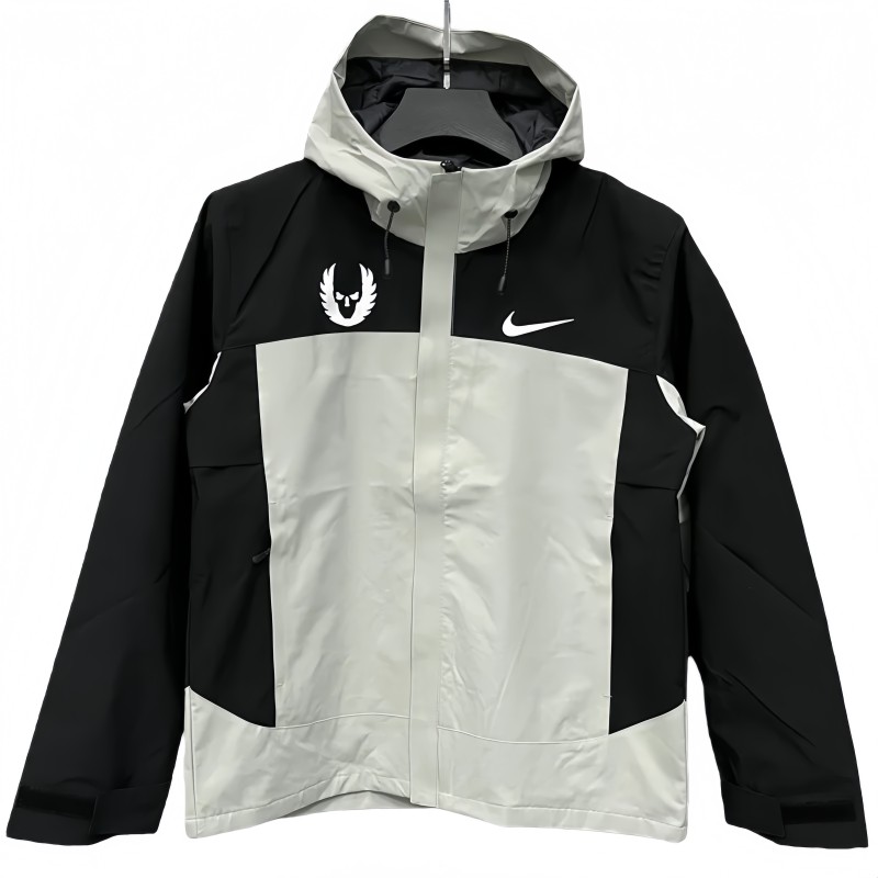 2025-26 NK Oregon Black Gray hoodie  windbreaker # F711冲锋衣