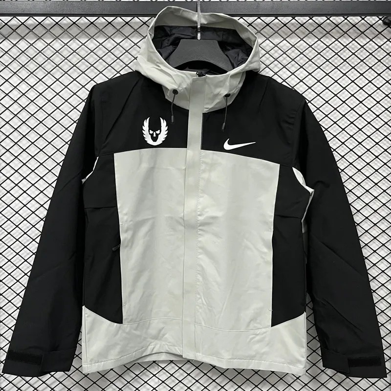2025-26 NK Oregon Black Gray hoodie  windbreaker # F711冲锋衣