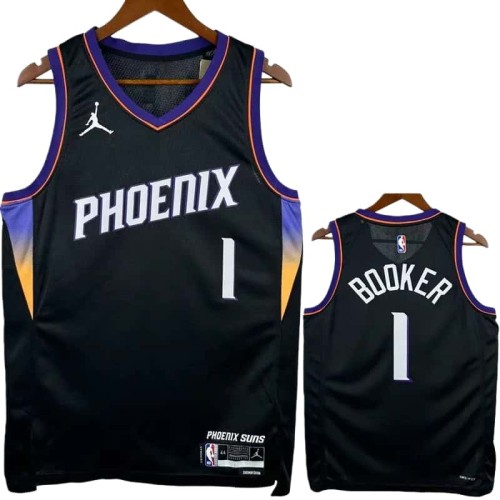 25-26 SUNS BOOKER #1 Black Top Quality Hot Pressing NBA Jersey
