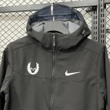 2025-26 NK Oregon Black hoodie  windbreaker #RK908软料