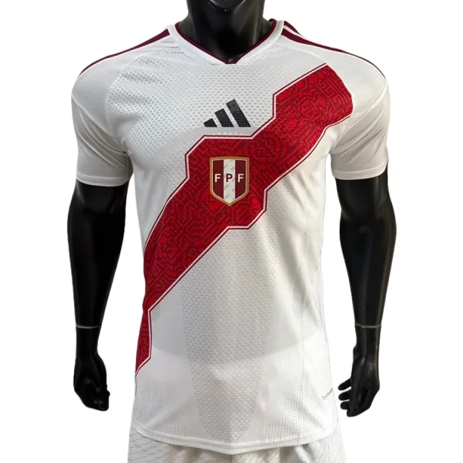 2026-27 Mens Peru Home white Player version Soccer Jersey