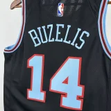 25-26 BULLS BUZELIS #14 Black City Edition Top Quality Hot Pressing NBA Jersey