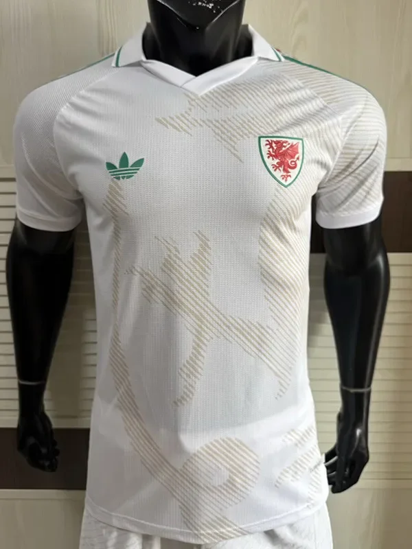 2026-27 Mens Wales away white  Player version Soccer Jersey